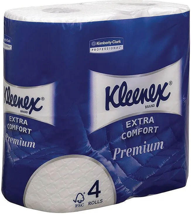 Туалетная бумага "Kleenex Premium Extra Comfort"  4 шт