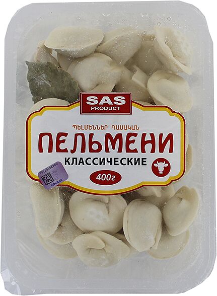 Semin-finished classic meat dumplings "SAS Product" 400g 