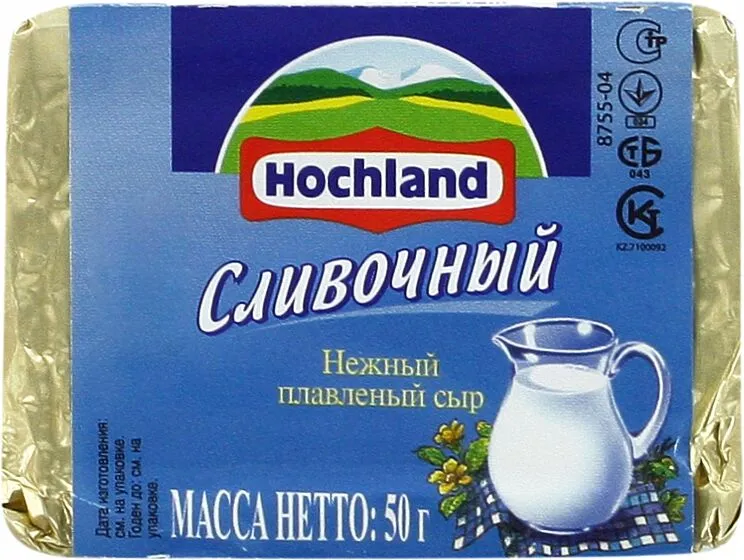 Сыр плавленный "Hochland" 50г