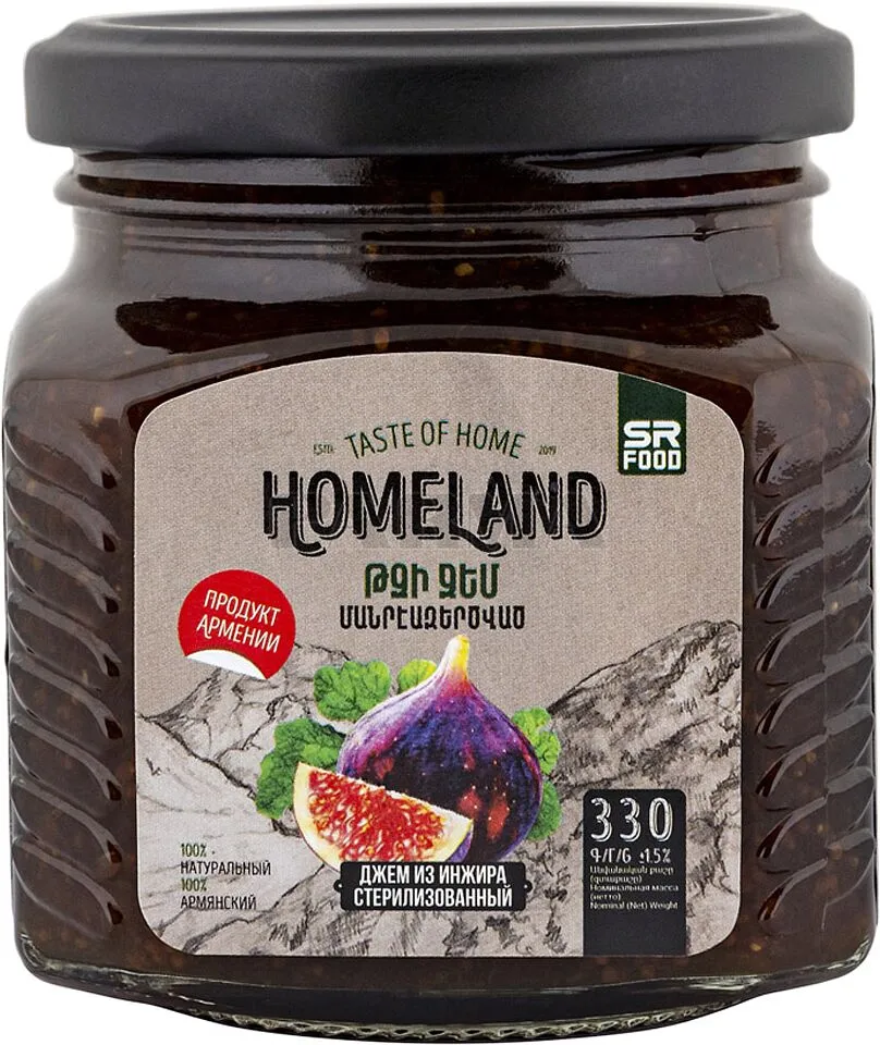 Jam "Homeland" 330g Fig
