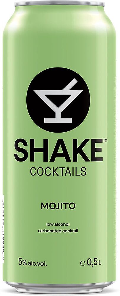 Коктейль алкогольный "Shake Mojito" 0.5л