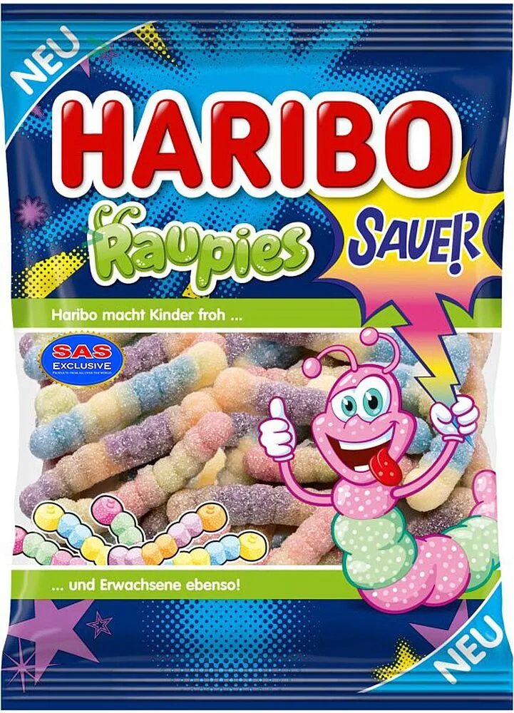 Конфеты желейные "Haribo Raupies" 160г