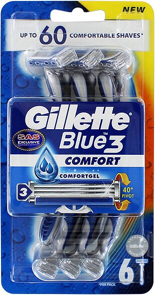 Սափրող սարք «Gillette Blue 3» 6հատ