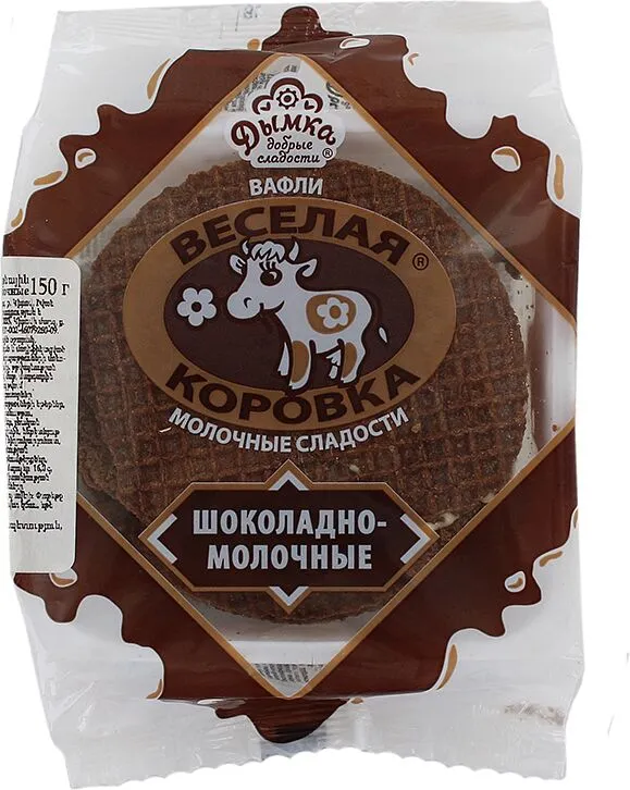 Milk chocolate wafer "Веселая Коровка" 150g