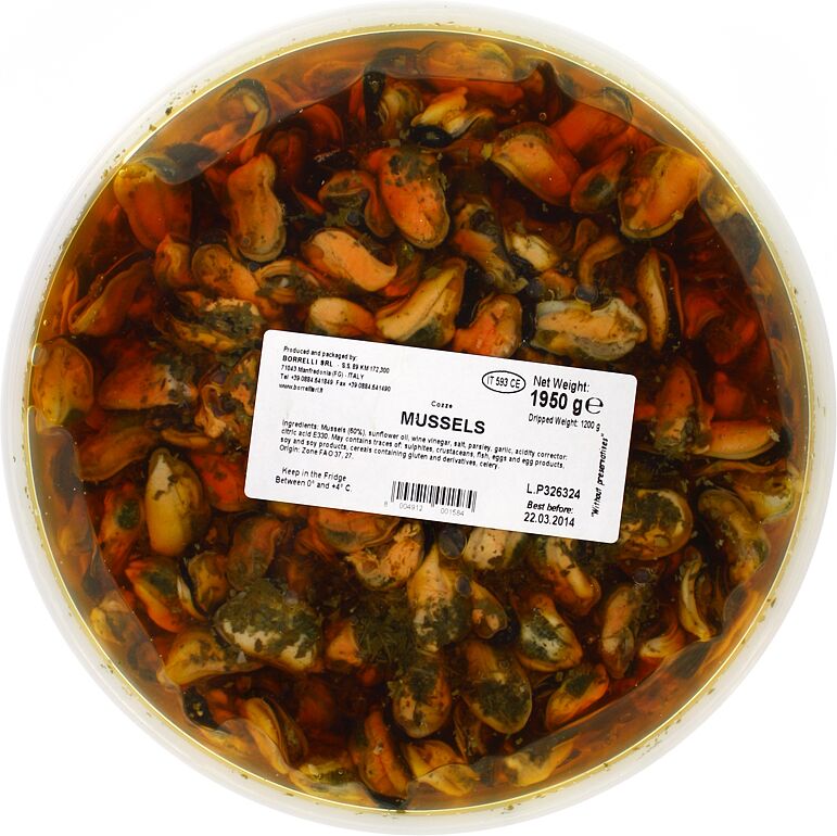 Mussels in oil "Borrelli" 