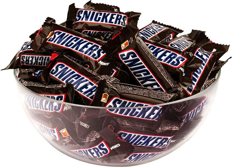 Батончик шоколадный "Snickers Минис"