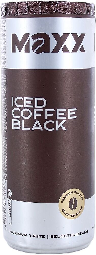 Սուրճ սառը «Maxx Black» 250մլ
