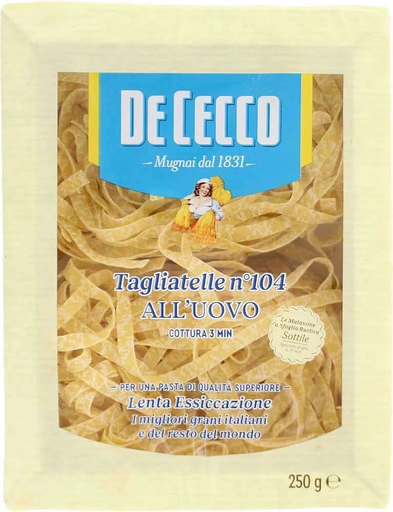 Макароны "De Cecco Tagliatelle №104" 250г