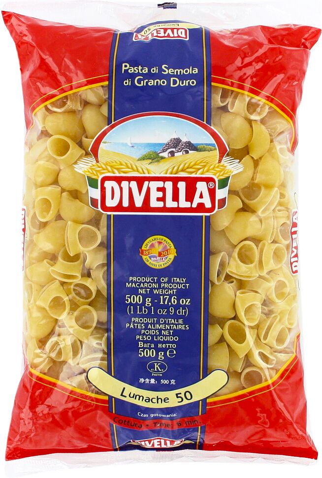 Pasta ''Divella Lumache №50'' 500g