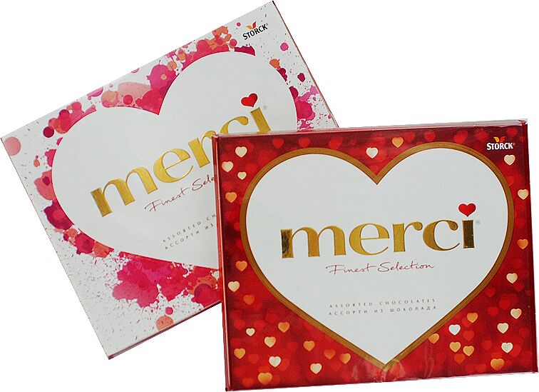 Chocolate candies collection "Merci" 210g