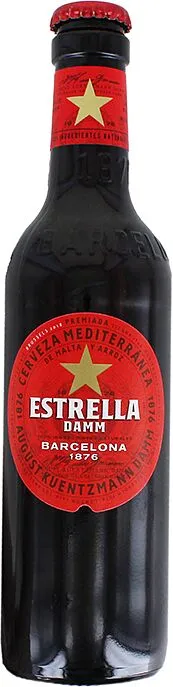 Пиво "Estrella Damm" 0.33л