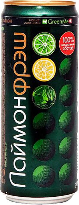 Напиток безалкогольный "Laimon Fresh" 0.33л Лайм, Лимон и Мята