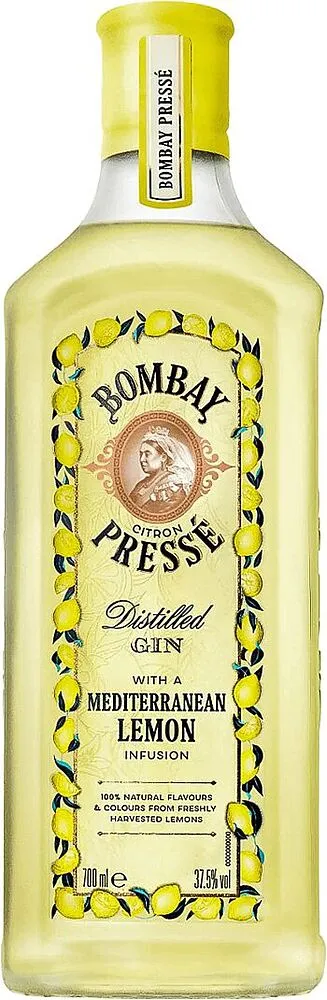 Джин "Bombay Presse Lemon" 0.7л