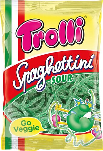 Конфеты желейные "Trolli Spaghettini Sour" 100г