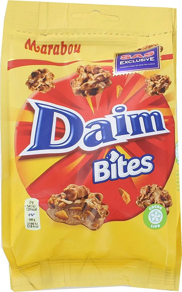 Chocolate candies "Daim Marabou Bites" 145g