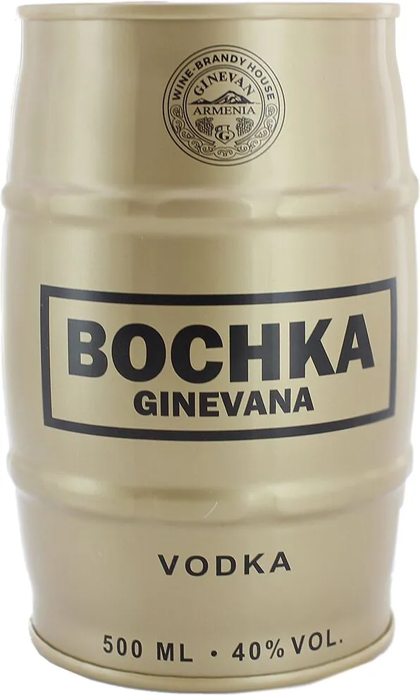 Vodka "Bochka Ginevana" 0.5l