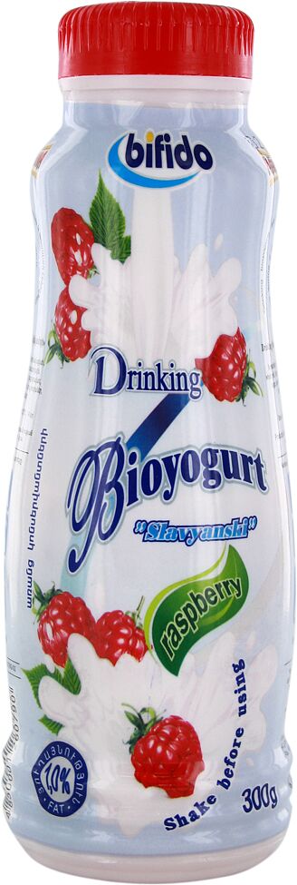 Drinkable bioyoghurt with raspberry "Marianna Bifido" 270g, richness:1,0% 