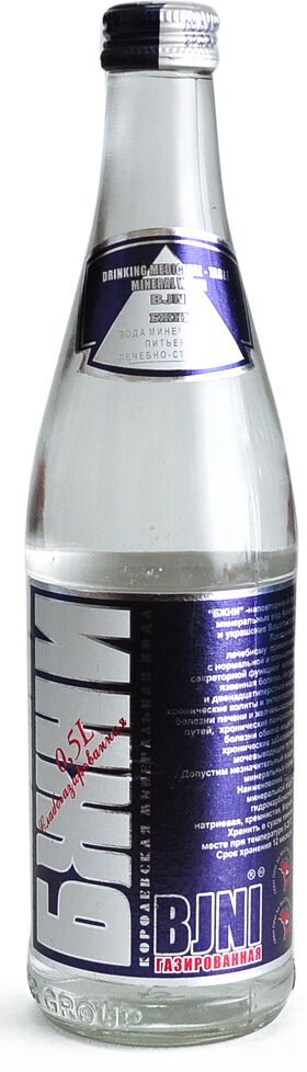 Mineral water mild carbonated "Bjni" 0.5l 
