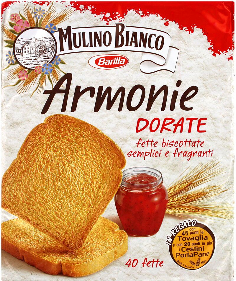 Dry bread "Barilla Mulino Bianco" 315g