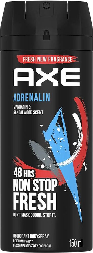 Aerosol deodorant "Axe Adrenalin" 150ml