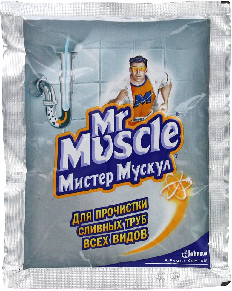 Средство чистящее для сливных труб "Mr. Muscle" 70г