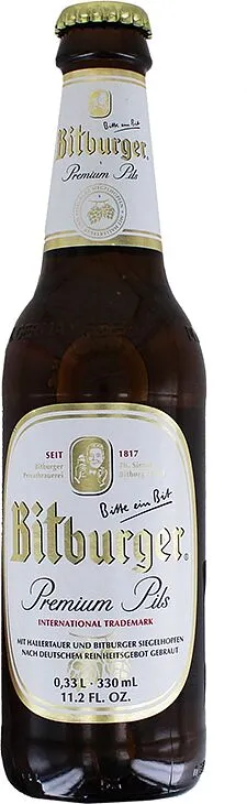  Beer "Bitburger Premium" 0.33л