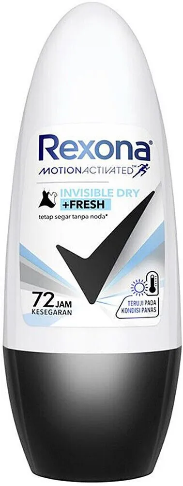 Антиперспирант шариковый "Rexona Invisible Dry+Fresh" 45мл