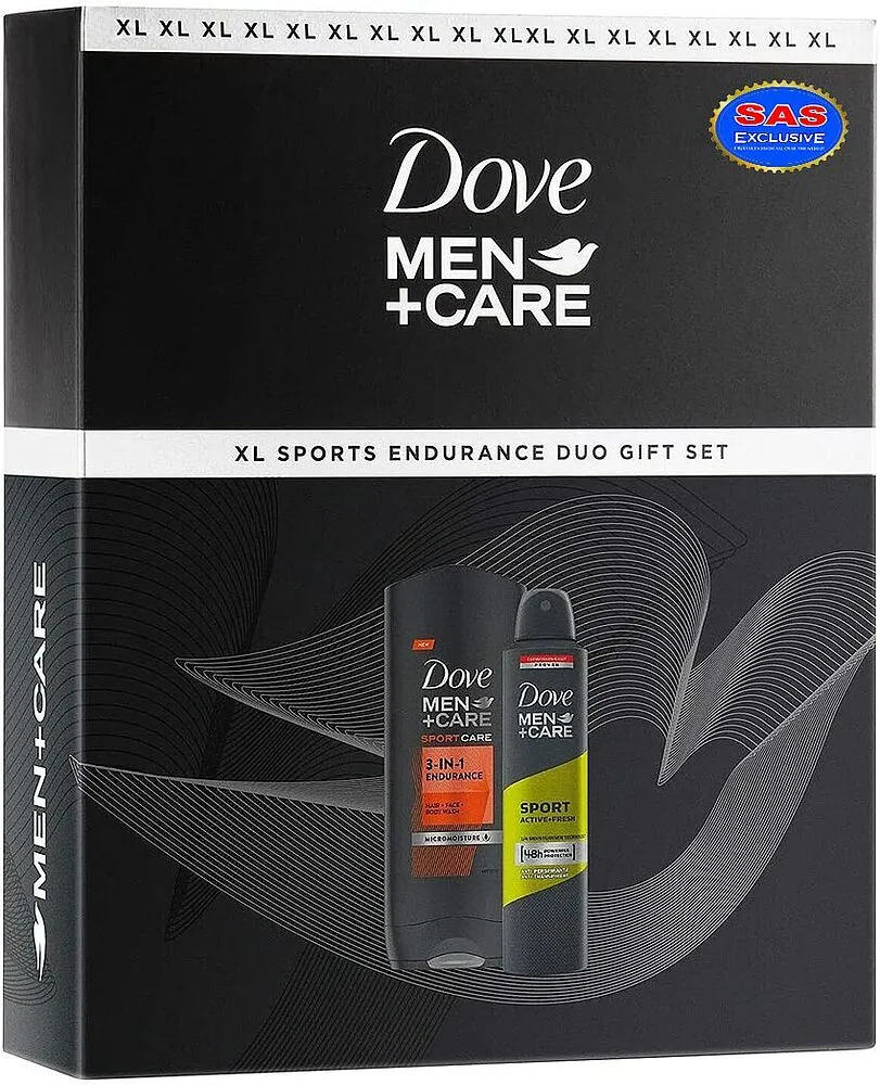 Խնամքի հավաքածու «Dove Men+Care» 2 հատ
