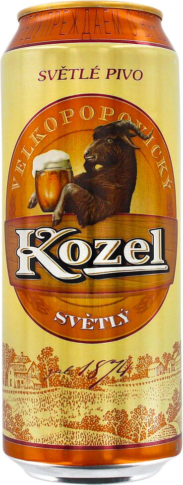 Пиво "Velkopopovicky Kozel" 0.5л 