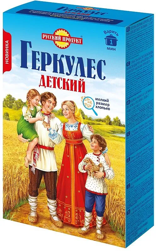 Овсяные хлопья "Русский Продукт Геркулес" 350г