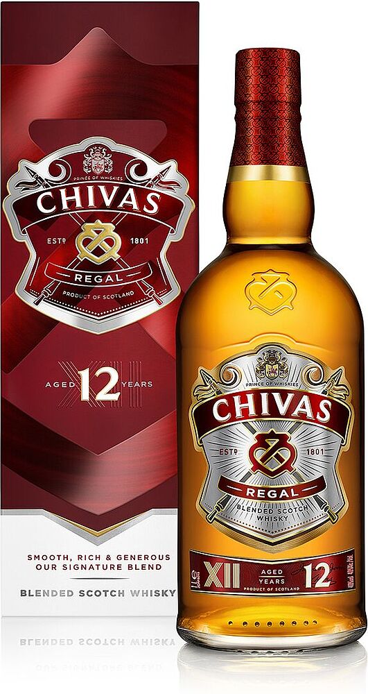 Whiskey "Chivas Regal 12" 1l   
