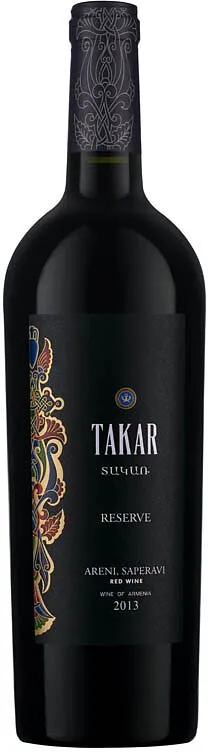 Red wine "Takar Reserve" 0.75l 
