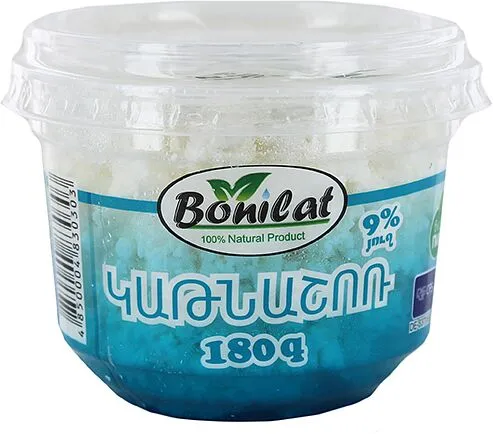 Curds  ''Bonilat" 180g, richness: 9% 