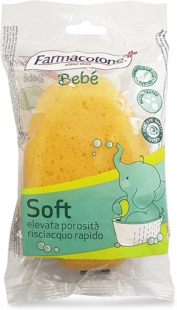 Baby bath sponge "Farmacotone Bebe"
