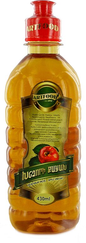 Apple vinegar "Artfood" 430ml 5%
