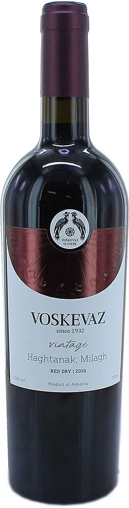 Вино красное "Voskevaz Vintage Haghtanak" 0.75л