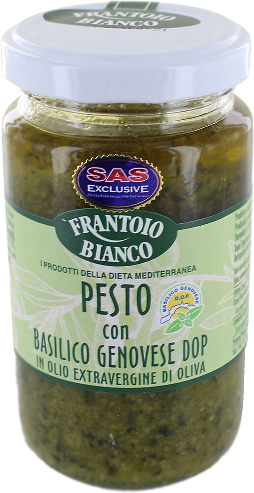 Pesto sauce "Frantoio Bianco" 180g