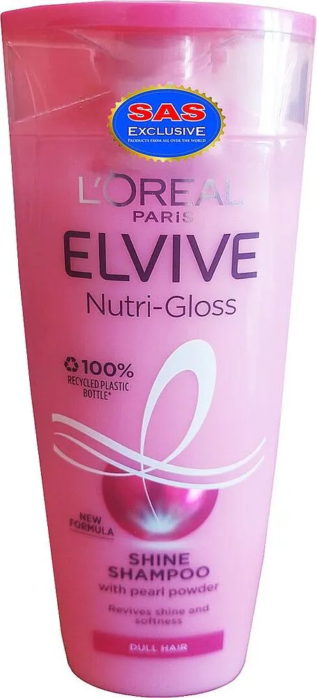 Шампунь "Loreal  Elvive Nutri-gloss " 250мл