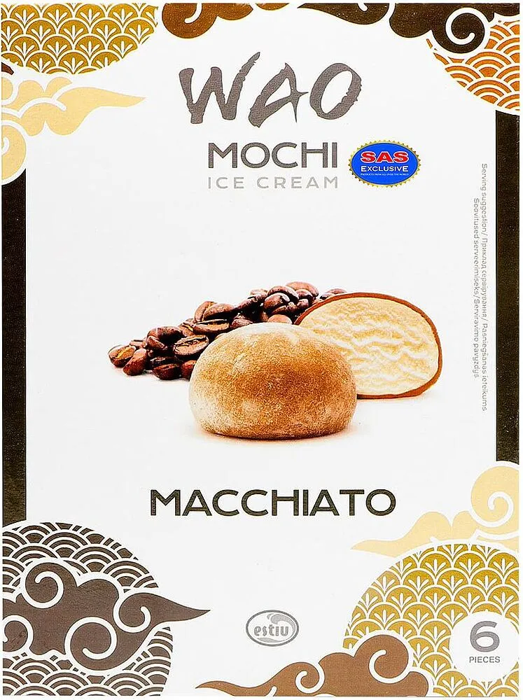 Պաղպաղակ սրճային «WAO Mochi» 210գ
