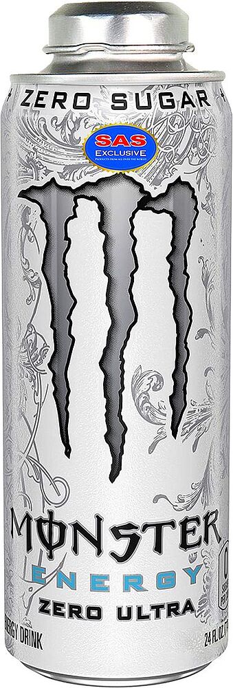Энергетический газированный напиток "Monster Energy Zero Ultra" 710мл