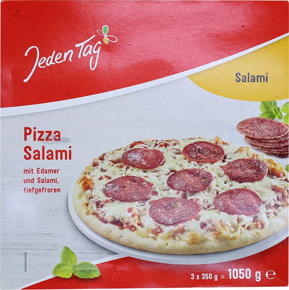 Pizza "Jeden Tag Salami" 1050g