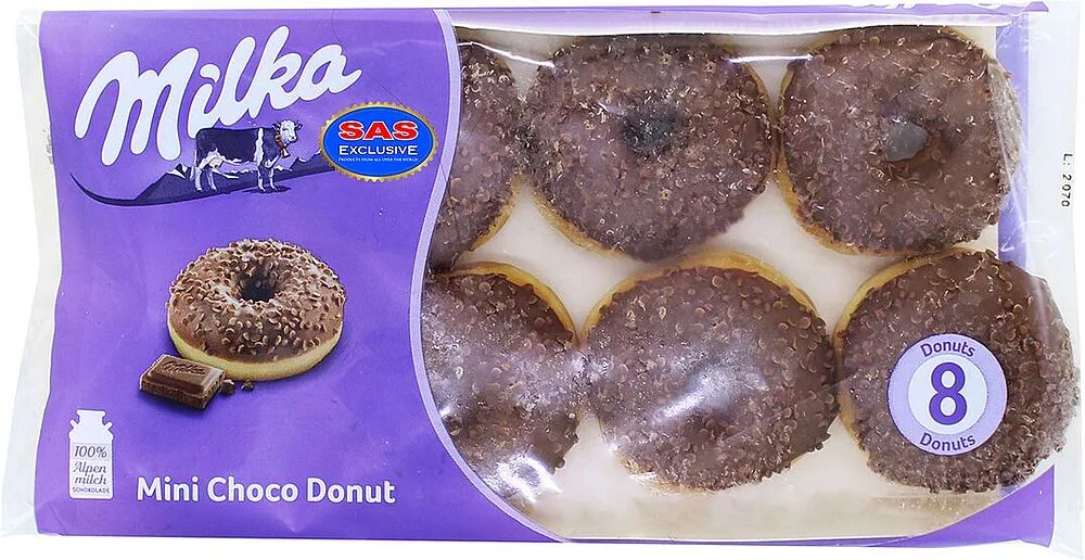 Донатс "Milka Mini" 8*19г
