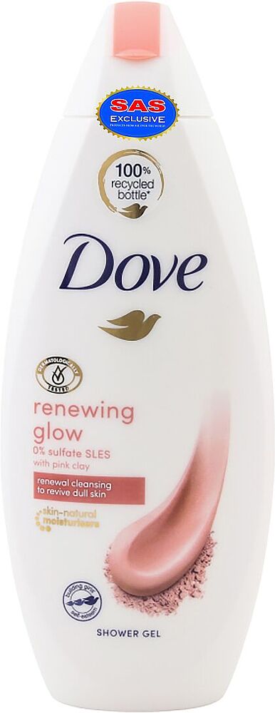 Լոգանքի գել «Dove Glow Pink» 250մլ