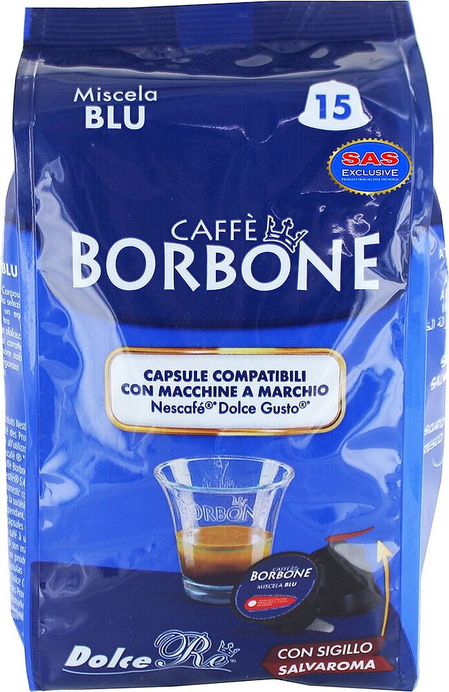 Coffee capsules "Borbone Miscela Blu" 105g
