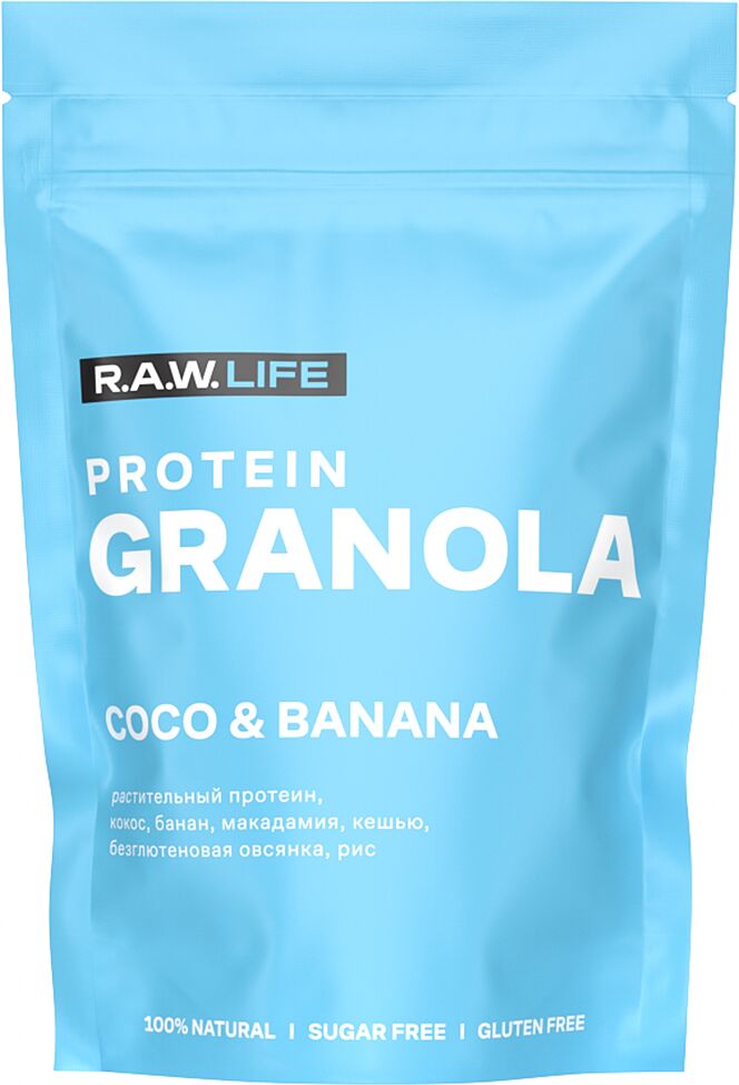 Granola "RAW Life Coconut-Banana" 220g
