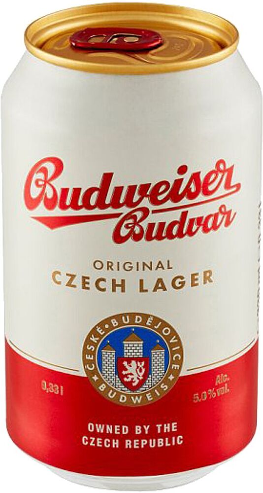 Գարեջուր «Budweiser Budvar» 0.33լ
 