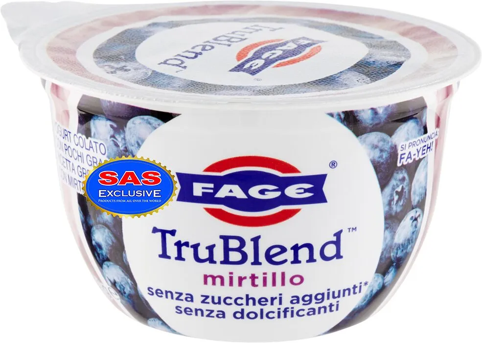 Йогурт с черникой "Fage TruBlend" 150г, жирность: 2.5%