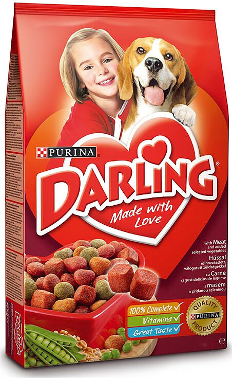 Շների կեր «Purina Darling» 2.5կգ Մսային և Բանջարեղենային