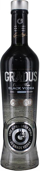 Vodka "Gradus Black"  0.5l