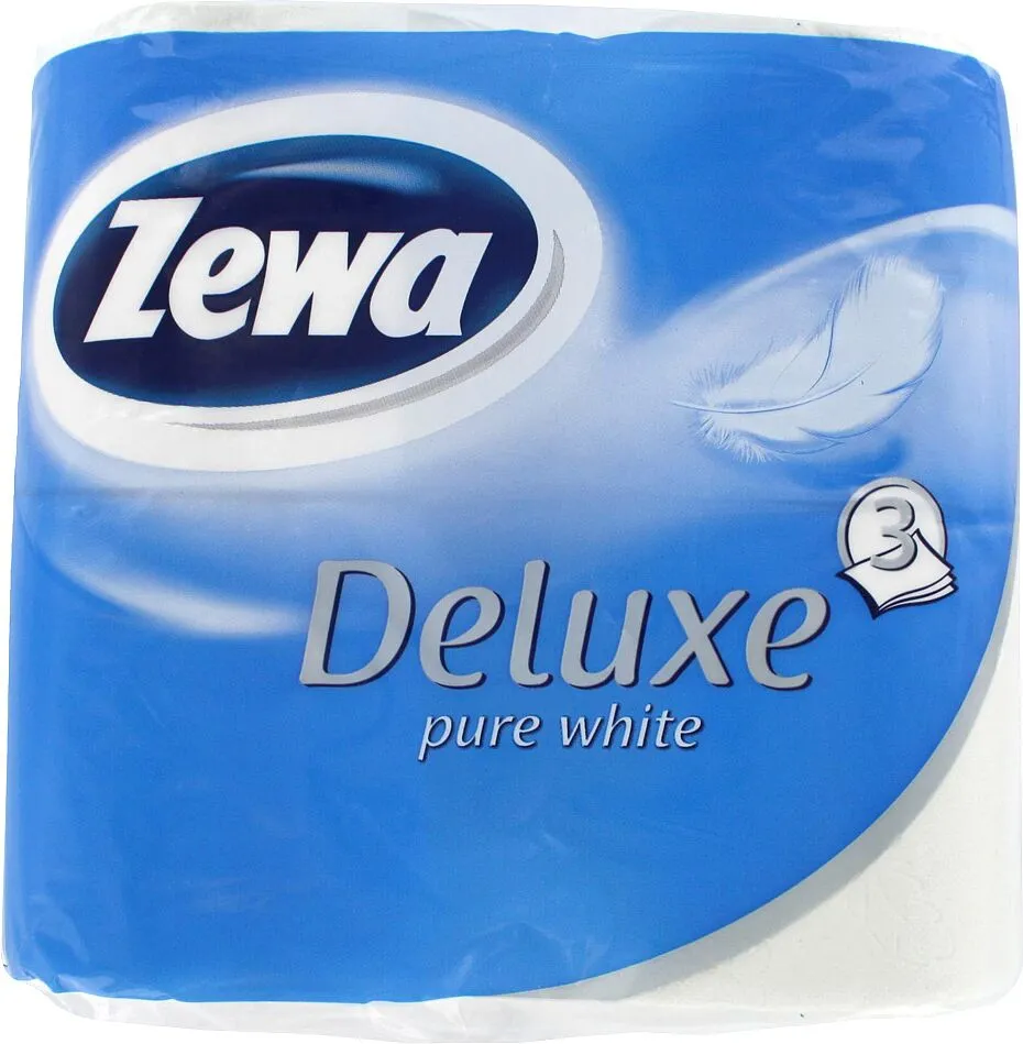 Toilet paper  "Zewa Deluxe"  4 pcs 